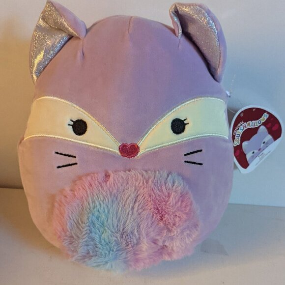 NWT 8" Fay Fox Squishmallows Lavender Tie-Dye Plush Animal Easter Spring Gift - Picture 1 of 6